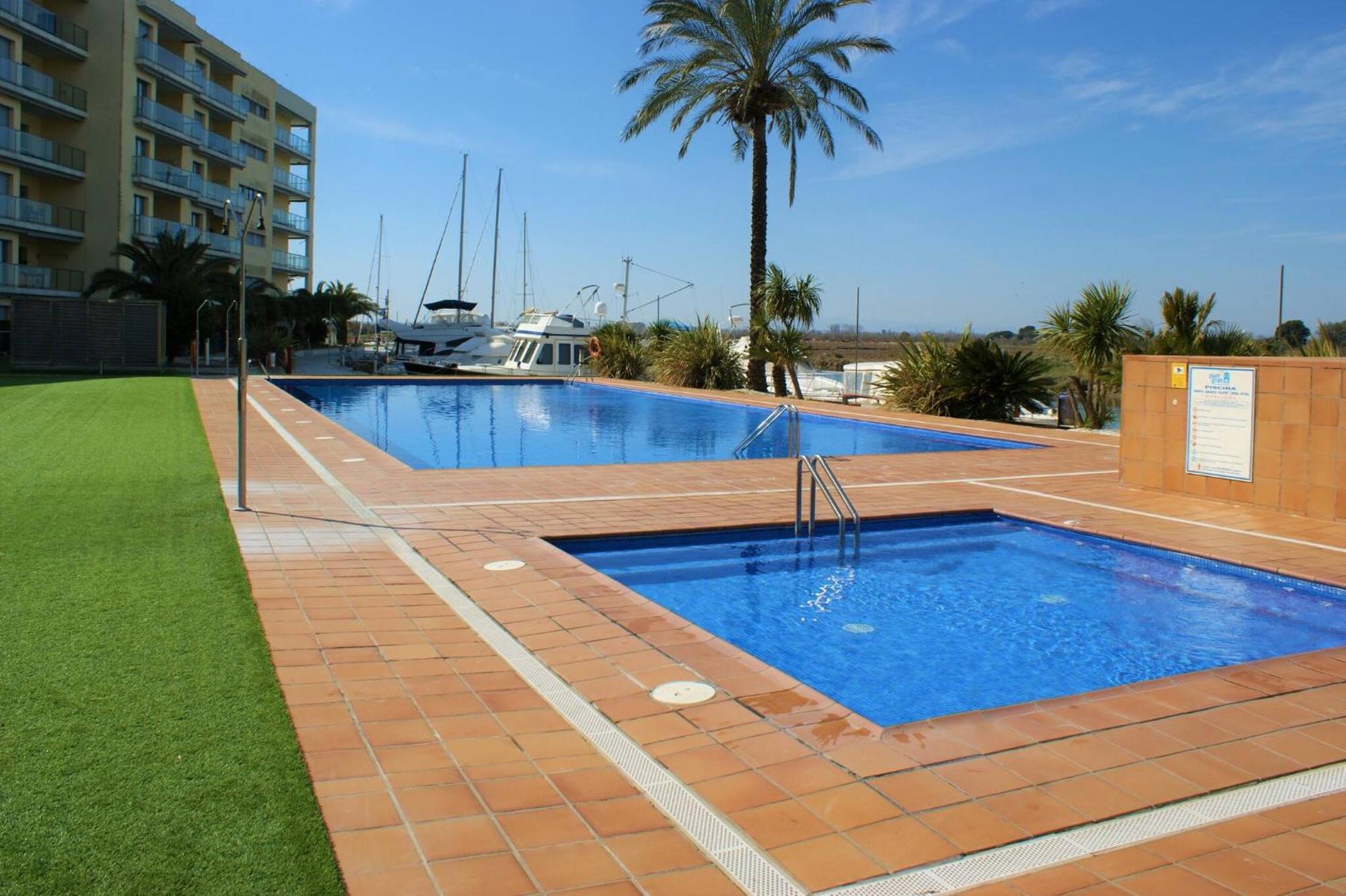 Precioso Piso Con Vista Al Canal Y Piscina En Roses Av-69 Zewnętrze zdjęcie