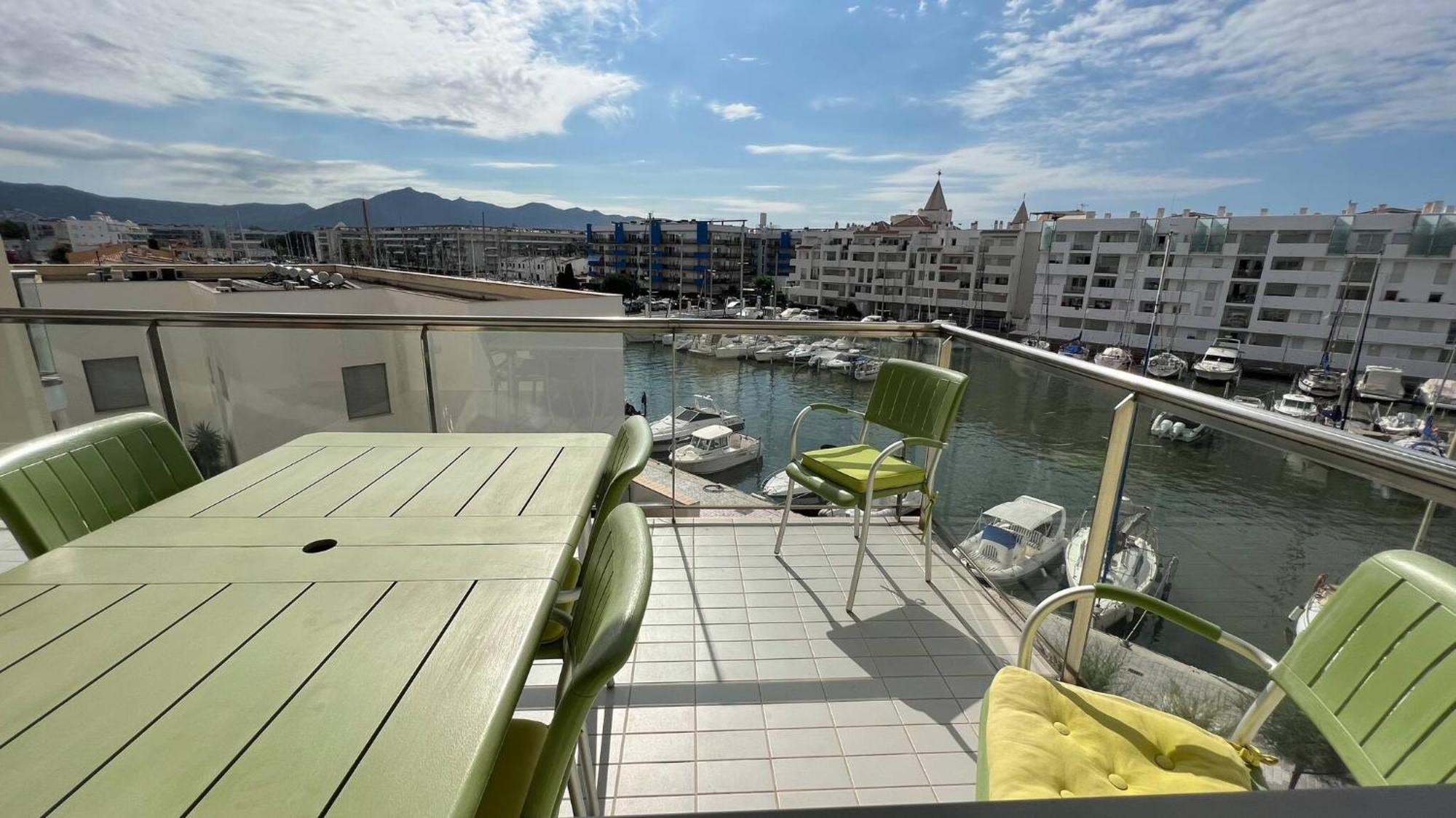 Precioso Piso Con Vista Al Canal Y Piscina En Roses Av-69 Zewnętrze zdjęcie