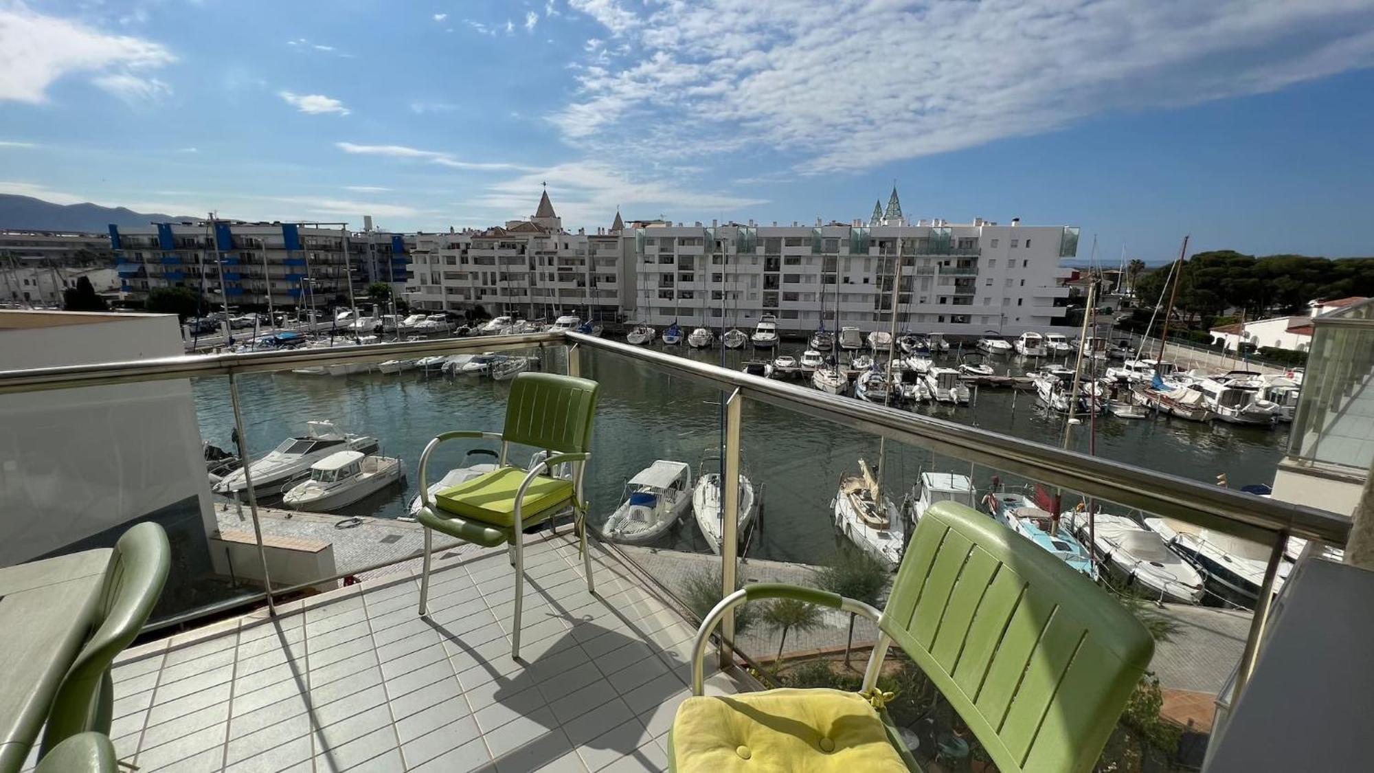 Precioso Piso Con Vista Al Canal Y Piscina En Roses Av-69 Zewnętrze zdjęcie